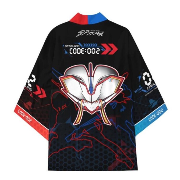 ชุดคอสเพลย์ DARLING IN FRANXX แบบ 3D สำหรับท่านชายและหญิง ขนาด 2XS-4XL ออกแบบจากกิโมโนและYukata แขนห