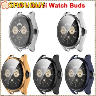 SHOUOUY ใหม่ เคสนาฬิกาข้อมืออัจฉริยะ ป้องกันเต็มรูปแบบ สําหรับ Huawei Watch Buds