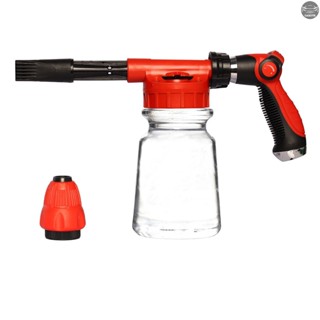 In Stock Car Wash Foam  with 1L Transparent Bottle Spray Nozzle Connector Foam Sprayer for Home, Garden, Car Washing