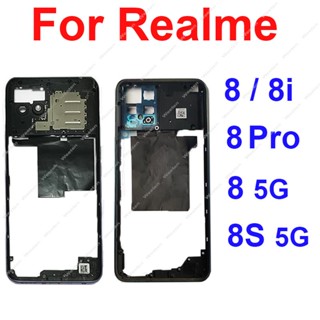 ฝาครอบเลนส์กล้อง ไม่มีปุ่มด้านข้าง สําหรับ Realme 8i 8 8 Pro 8 8S 4G 5G