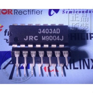 ใหม่ ของแท้ 100% ชิพ Ecu NJM3403AD 3403AD DIP-14 JRC3403AD สําหรับรถยนต์