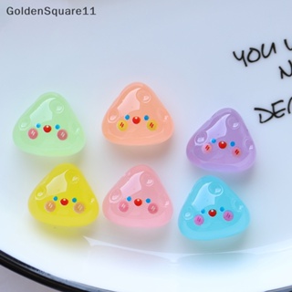 Goldensquare ฟิกเกอร์เรซิ่น รูปการ์ตูนไก่น่ารัก เรืองแสง ขนาดเล็ก สําหรับตกแต่งบ้าน สวน รถยนต์ 3 ชิ้น