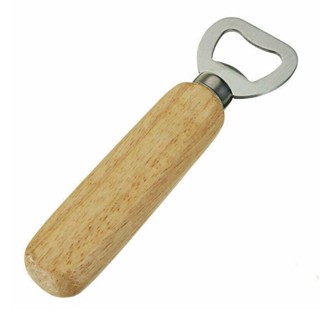 Thickened wooden beer opener solid wood beer opener stainless steel beer opener