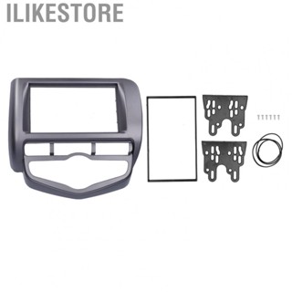 Ilikestore 2Din Stereo  Fascia DVD Audio  Panel Frame for Honda Fit/Jazz/City 2002-2008 Auto AC RHD