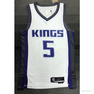 เสื้อกีฬาแขนกุด ลายทีม NBA Jersey Sacramento Kings FOX 75th 2022 สไตล์คลาสสิก ทรงหลวม สําหรับผู้ชาย และผู้หญิง