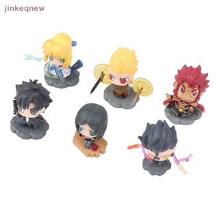 Jkth ฟิกเกอร์ PVC รูปตุ๊กตา Fate Stay Night Saber Lancer Rider Caster ACGN T30 JKK 6 ชิ้น ต่อชุด