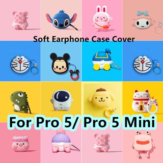 【คุณภาพสูง】เคสหูฟัง แบบนิ่ม ลายการ์ตูน สําหรับ Pro 5 Pro 5 Mini NO.2