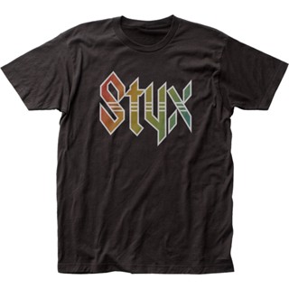 เสื้อยืด พิมพ์ลายโลโก้วง Styx
