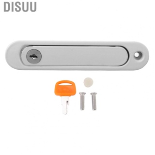 Disuu Push Pull Screen Handle Lock Widely Used  Theft Hidden Zinc Alloy White Security Screen Handle Lock with Key for Home