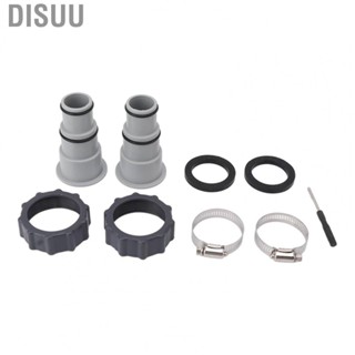 Disuu Threaded Connection Pump Hose Adapter  Pool 2PCS with Collar for Replacement