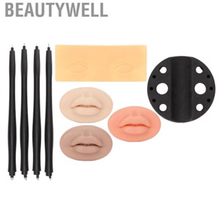 Beautywell Microblading Kit  Complete Silicone Skin Simulated Multi Purpose Liner Shader Supplies Practice Disposable Pen for Salon