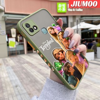 สําหรับ Infinix Hot 10i Smart 5 Pro X695B X658E เคส การ์ตูน เจ้าหญิง สวยงาม ดีไซน์ใหม่ กันกระแทก ฝ้า ใส เคสโทรศัพท์ ซิลิโคนแข็ง