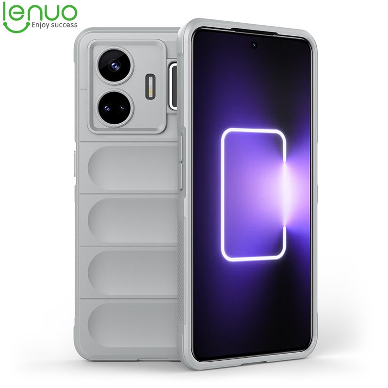Lenuo สีทึบซิลิโคนนุ ่ มสําหรับRealme GT 6 6T 3 2 Pro Neo 6 SE 3 5 Q5 GT3 GT2 Pro Neo3 Neo5 5Gปลอกกันกระแทกรวมทุกอย ่ างป ้ องกันปกหลัง