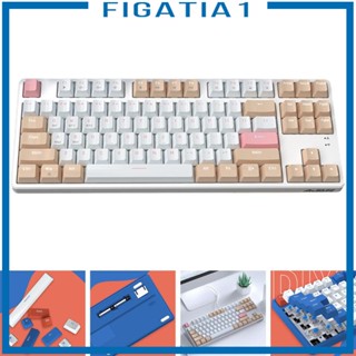 [figatia1] Ak871 คีย์บอร์ดไร้สาย 87 คีย์ พร้อมเค้าโครง A TKL สําหรับสํานักงาน