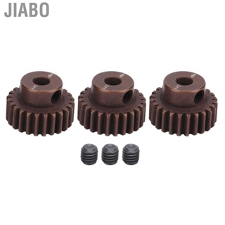 Jiabo 3pcs RC 3.175mm 48DP 24T Steel Pinion Gear Set for 1/10 Car Brushless Brushed