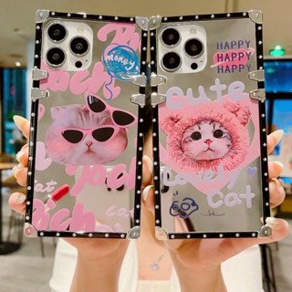 เคสโทรศัพท์มือถือ ทรงสี่เหลี่ยม ลายคิตตี้ หรูหรา สําหรับ Samsung Galaxy M11 M13 F13 A04 M23 F23 M30S M31 M21 M31S M33 M51 M52 M53 A81 Note10Lite