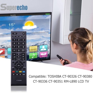 รีโมตคอนโทรลทีวี พลาสติก สําหรับ Toshiba CT-90336 CT-90351 [superecho.th]