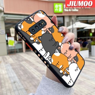 เคสโทรศัพท์มือถือ ซิลิโคนแข็ง บาง กันกระแทก ลายการ์ตูนแมวน่ารัก สําหรับ Samsung galaxy S10 4G S10 Plus S10 Lite