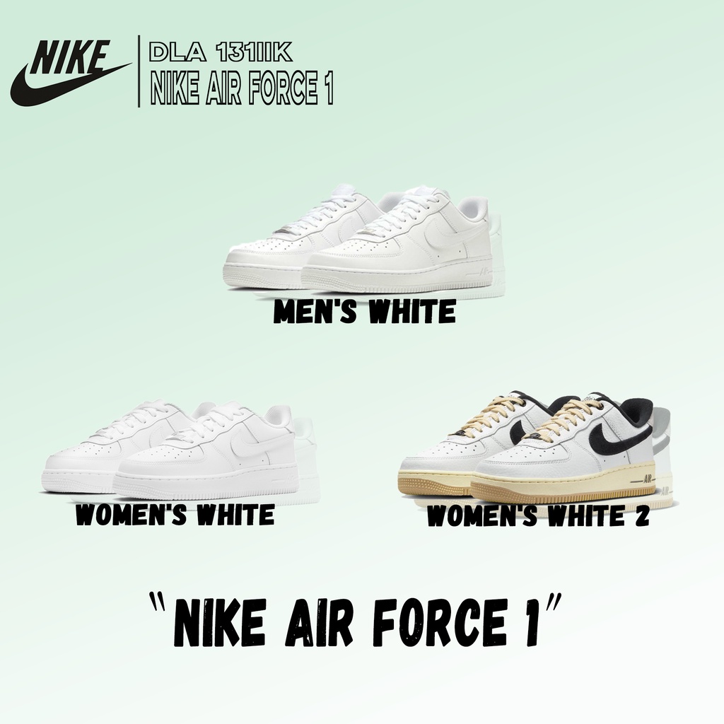 Nike Air Force 1 '07 สีขาวล้วน shoes