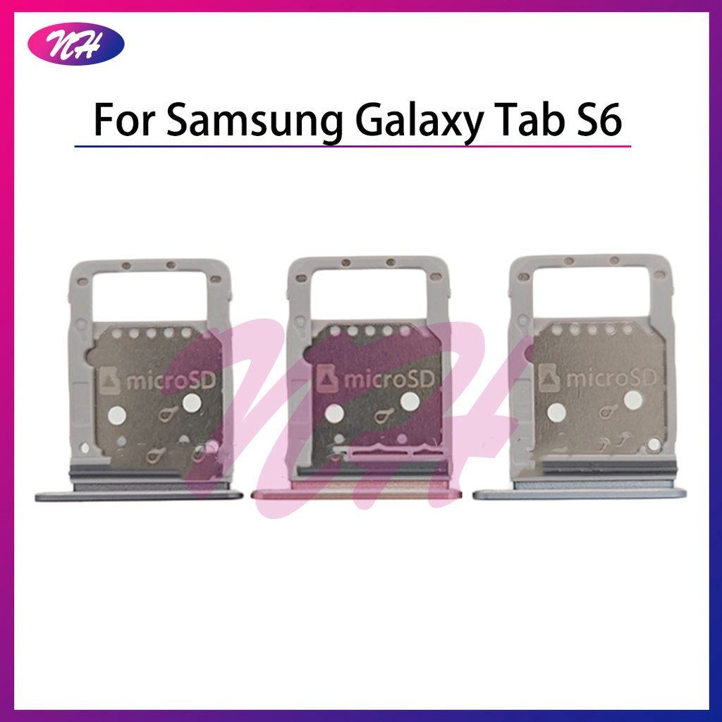 อะไหล่ถาดซิมการ์ด MicroSD แบบเปลี่ยน สําหรับ Samsung Galaxy Tab S6 T865 T860