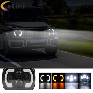 ไฟหน้ารถยนต์ LED DRL 5x7 7x6 สําหรับ Jeep Chevy Express Astro