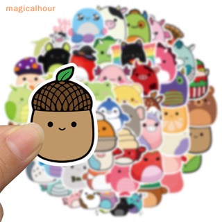 Magicalhour^^ สติกเกอร์ ลายการ์ตูนกราฟฟิตี้ กันน้ํา สําหรับตกแต่งแล็ปท็อป คอมพิวเตอร์ กีตาร์ กระเป๋าเดินทาง DIY 50 ชิ้น