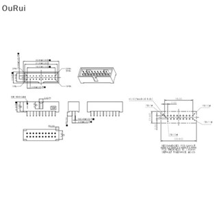 {RUI} ตัวเชื่อมต่อเมนบอร์ด USB 3.0 19Pin ตัวผู้ 180 องศา 1 ชิ้น {OuRui.th}