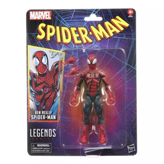 พร้อมส่ง ของแท้ โมเดลฟิกเกอร์ Hasbro marvel legends Spiderman Ben Riley Ml20 ซม.