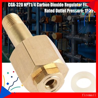 [FM] Cga-320 อุปกรณ์หัวนม CO2 คาร์บอนไดออกไซด์ ทองเหลือง พร้อมแหวนรอง