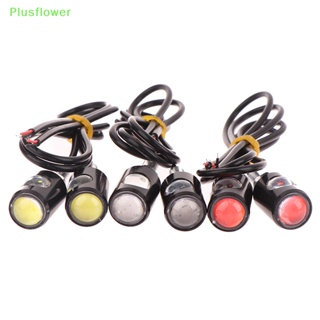 (Plusflower) ใหม่ หลอดไฟท้ายรถจักรยานยนต์ DC12V Led 2 ชิ้น