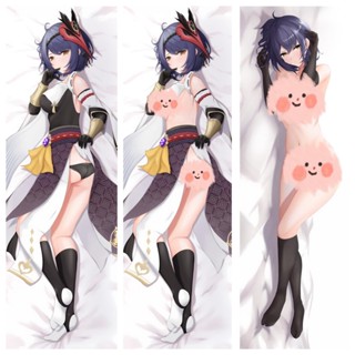 Genshin Impact Kujo Sara ปลอกหมอนอิง ลายการ์ตูนอนิเมะ Dakimakura ขนาด 50x150 ซม.