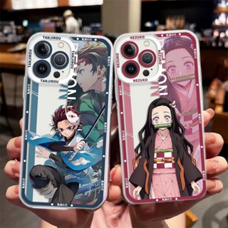 เคสซิลิโคนนิ่ม แบบใส ลายอนิเมะ Demon Slaye สําหรับ Realme C35 C53 C55 C21Y C25Y C20 C11 2021 C15 C12 C2 7i 8i 9i C17 9 Pro Plus OPPO Reno 8Z 7Z 6Z 5Z A1K F9 F11