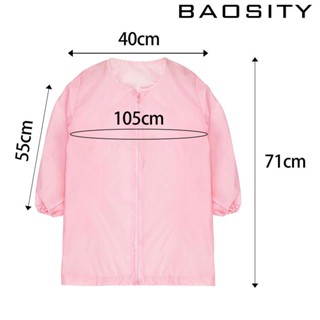 [Baosity] เสื้อโค้ทสีพื้น กันน้ํา สําหรับเด็ก