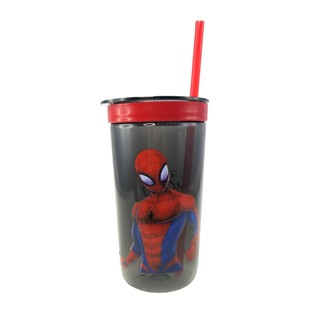 Disney ขวดน้ํา ลายสไปเดอร์แมน Tritan 100 ปี 620 มล.