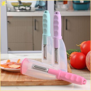 [LBE] Storage Peeler Scraper 3-in-1 Household Fruit Stainless Steel Peeler Vegetable Potato Peeler