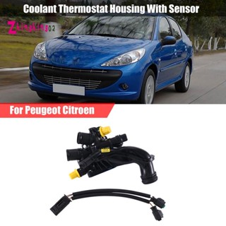 เทอร์โมสตัทหล่อเย็นรถยนต์ พร้อมเซนเซอร์ สําหรับ Peugeot 208 2008 308 3008 4008 508 5008 Citroen 1.6T 9808647180