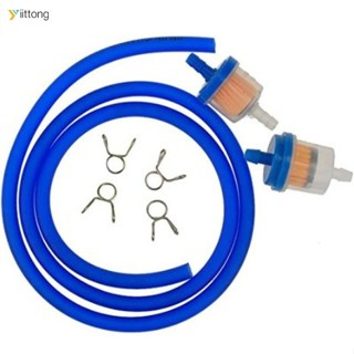 Yt- ชุดกรองน้ํามันเบนซิน ท่อ 1 เมตร พร้อมหัวเข็มขัด สําหรับรถจักรยานยนต์ รถ ATV