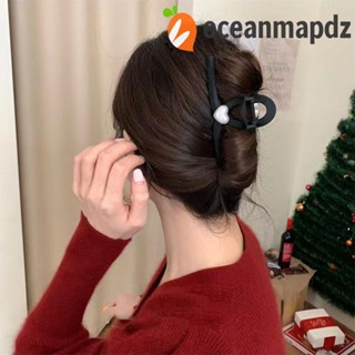 OCEANMAPDZ กิ๊บติดผม ประดับไข่มุก หรูหรา เรียบง่าย สําหรับผู้หญิง