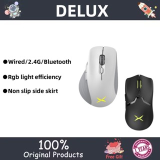 Delux M729 อุปกรณ์เชื่อมต่อบลูทูธไร้สาย ออกแบบตามสรีรศาสตร์