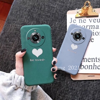 ใหม่ เคสโทรศัพท์มือถือนิ่ม เนื้อแมตต์ กันเลนส์กล้อง ลายหัวใจ สําหรับ Realme11 Pro Realme 11 Pro + Plus 5G 2023 Realme 11 Pro 5G