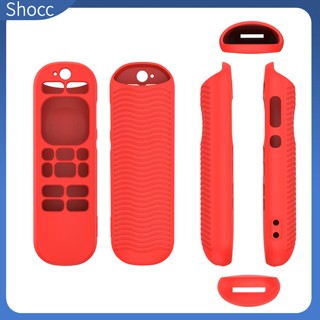 Shocc เคสซิลิโคน กันลื่น สีพื้น สําหรับรีโมตควบคุมระยะไกล TCL RCA1R