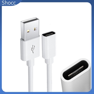 Shocc อะแดปเตอร์สายชาร์จ Type-c ตัวเมีย เป็น Usb ตัวผู้ สําหรับ Ebs 6th 7th M-pen2