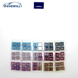 [Dovewill] ฟิวส์แทรกเท้าสั้น ทรงสี่เหลี่ยม 20A 25A 30A 40A 50A 60A 60 ชิ้น