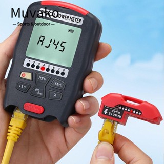 MUVAKO เครื่องวัดไฟเบอร์ออปติก -70~+10dbm ใช้แบตเตอรี่ อเนกประสงค์ 3 in 1 สําหรับ FC SC ST