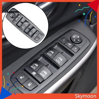 Skym* สวิตช์ปุ่มกดควบคุมหน้าต่างรถยนต์ สีดํา 68271208Ab สําหรับ Jeep Cherokee 2015-2020