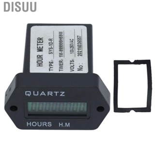 Disuu Digital Display Timer Industrial Time Counter Long Service Life for Lawn Mowers Generators Excavators