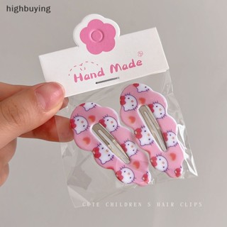 [highbuying] กิ๊บติดผม ลาย Hello Kittys Mymelody Cinnamoroll Kuromi เครื่องประดับผม สําหรับเด็กผู้หญิง