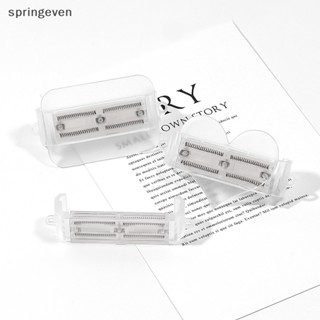 [springeven] สายโซ่คล้องโทรศัพท์มือถือ ทรงวงรี ปรับได้ แบบใส ทรงสี่เหลี่ยม