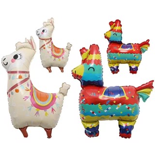 [พร้อมส่ง] ลูกโป่งฟอยล์อลูมิเนียม ลาย Piandata Alpaca น่ารัก สําหรับตกแต่งปาร์ตี้วันเกิดเด็ก