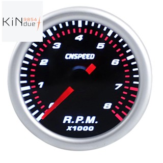 Cnspeed เครื่องวัดรอบเครื่องยนต์รถยนต์ 2 นิ้ว 52 มม. 0-8000 RPM 12V RPM